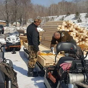 Доставка кленового бруса из Красноярска в национальный парк «Бикин»